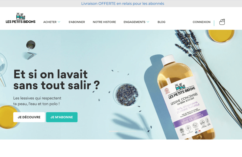 Projet Shopify - LES PETITS BIDONS - Tranzistor.tech : Agence Shopify